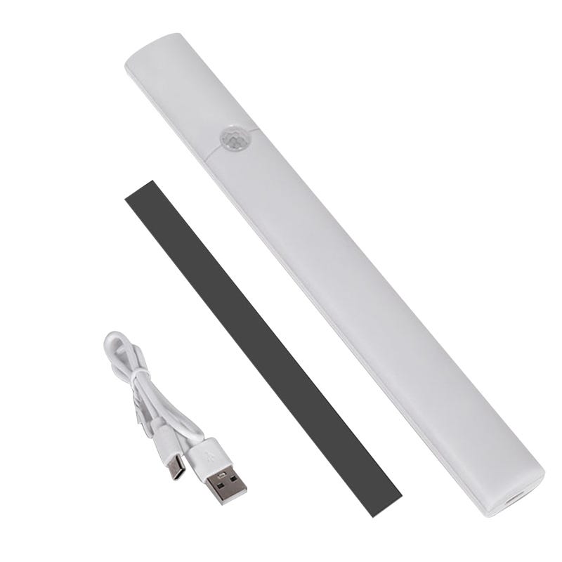 Magnetic rechargeable LED closet light bar